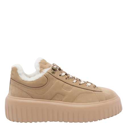 スニーカー HOGAN H669 - Hi-Fi fabric and suede trainers Hogan H669 Hi-Fi Fabric And Suede Trainers In Multicolor