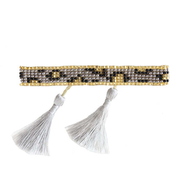 FOSTERIE Leopard Silver Bracelet