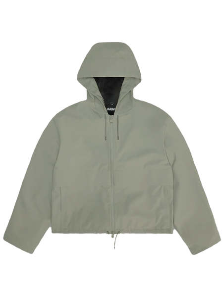 Rains Shiny Blue A-Line Jacket - Blue | Garmentory