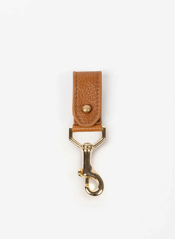 Deux Mains Key Chain - Cognac
