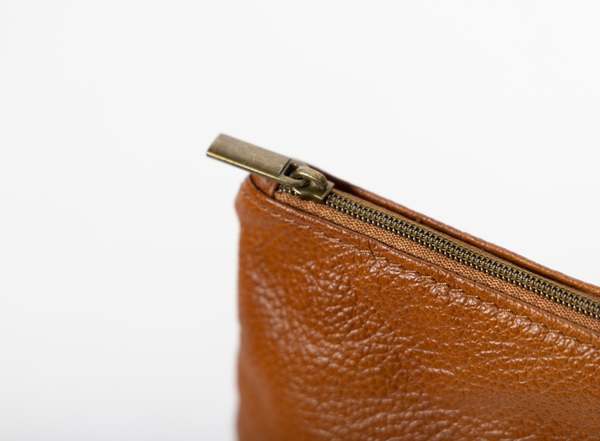 Deux Mains Woven Pouch - Cognac Deux Mains Woven Pouch - Cognac