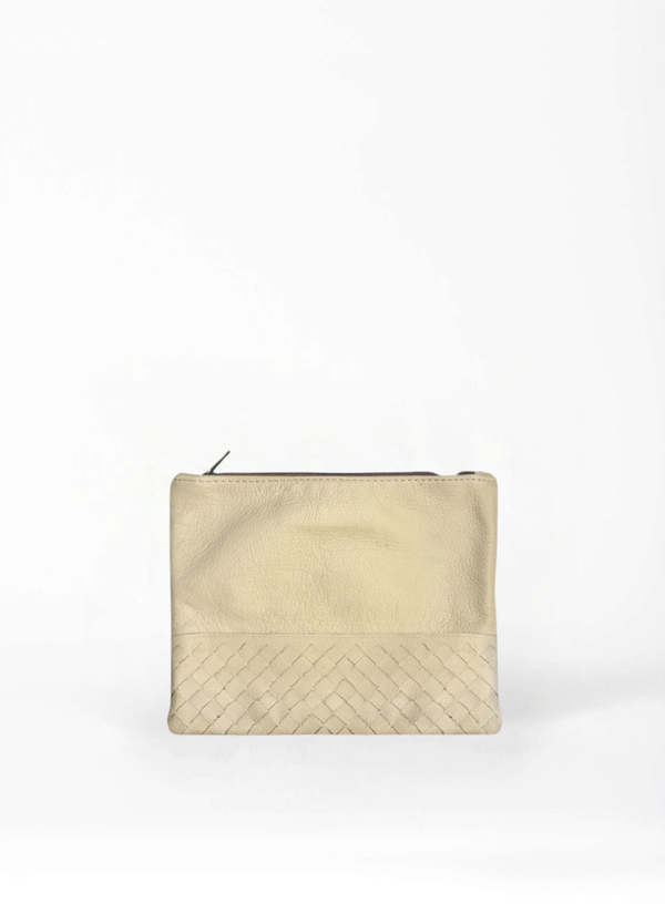 Deux Mains Woven Pouch - Cognac Deux Mains Woven Pouch - Cognac