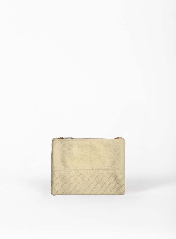 Deux Mains Woven Pouch - Cognac Deux Mains Woven Pouch - Cognac