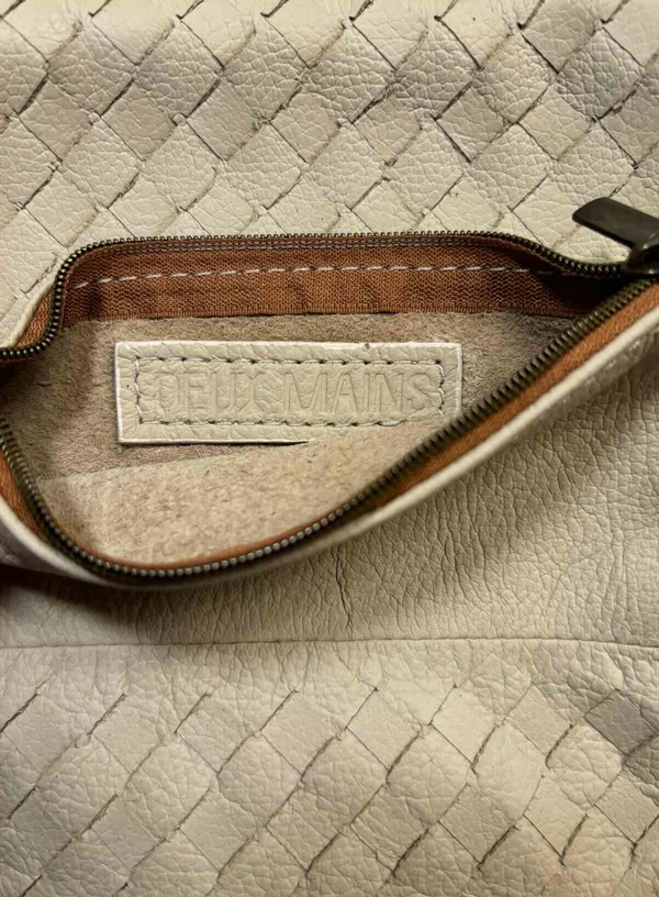 Deux Mains Woven Pouch - Cognac Deux Mains Woven Pouch - Cognac