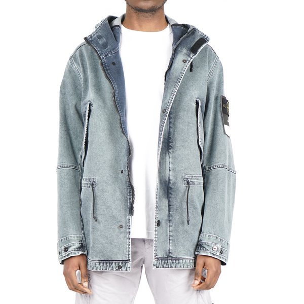 ジャケット・アウター Stone  FORM RESIN TREATED DENIM XL Stone Island FOAM RESIN TREATED DENIM - BLEACH | Garmentory