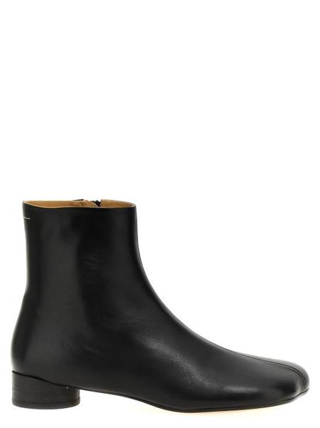 MM6 MAISON MARGIELA Split front Ankle boot - Mirror Silver