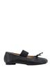 MM6 Maison Margiela Flat Shoes - Black - Thumbnail 1