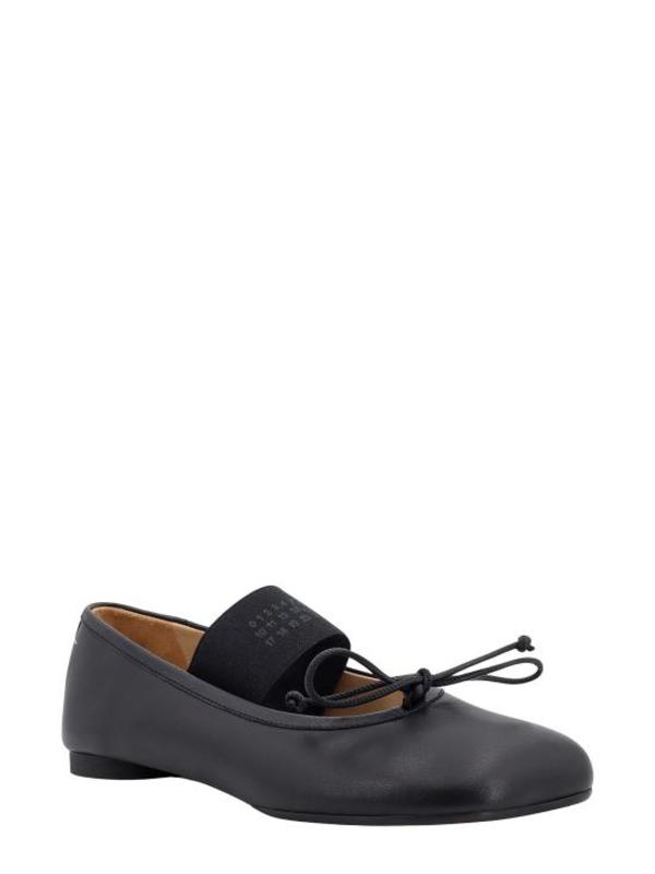 MM6 Maison Margiela Flat Shoes - Black