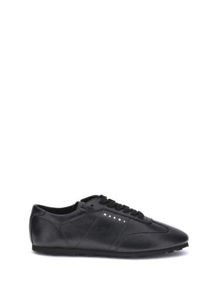 スニーカー Marni Black Leather Sneakers With Rounded Toe Black leather BigFoot 2.0 sneaker | Marni