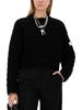 MM6 Maison Margiela Sweater - Black - Thumbnail 4