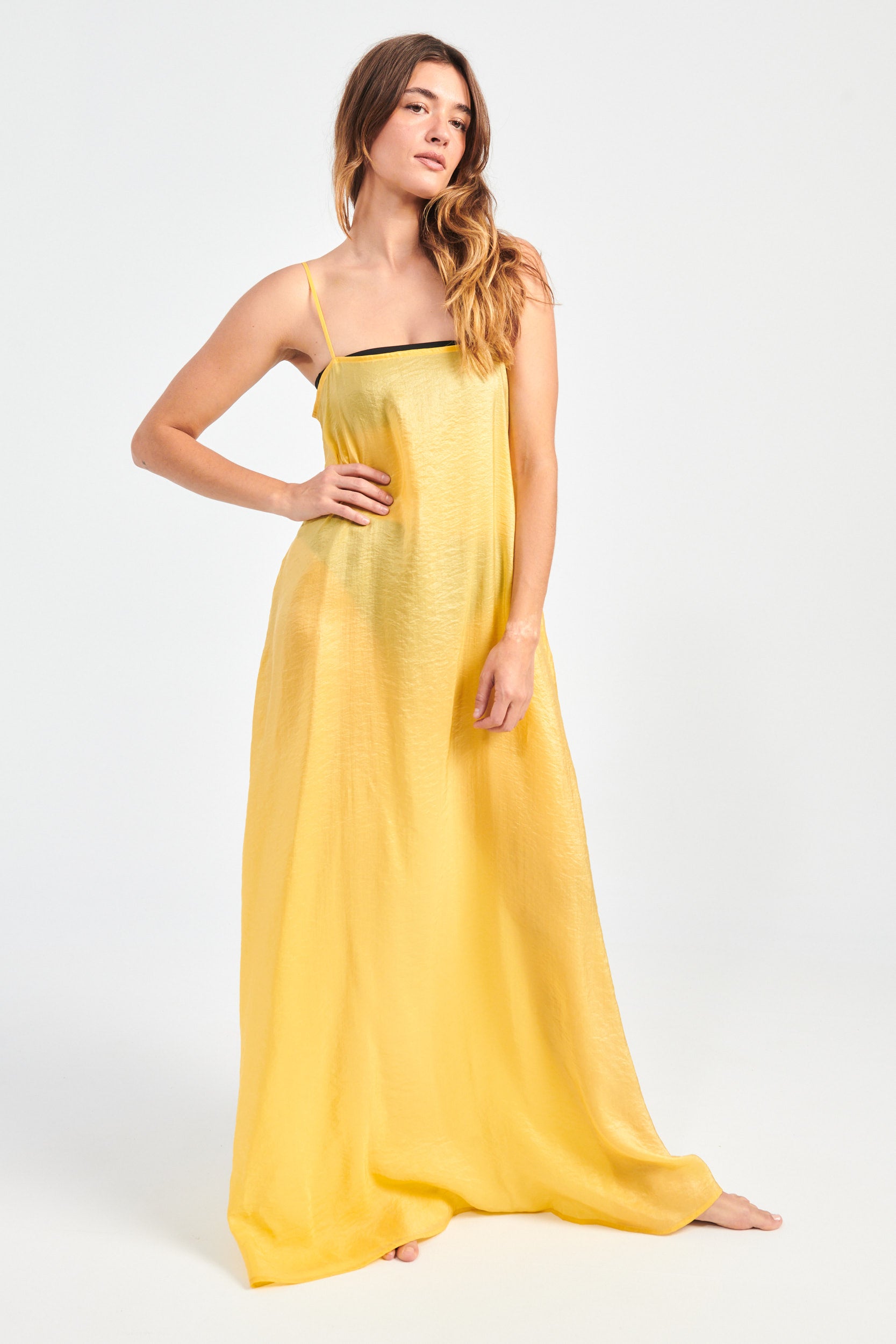 Leset Lana Maxi Dress - Yellow | Garmentory