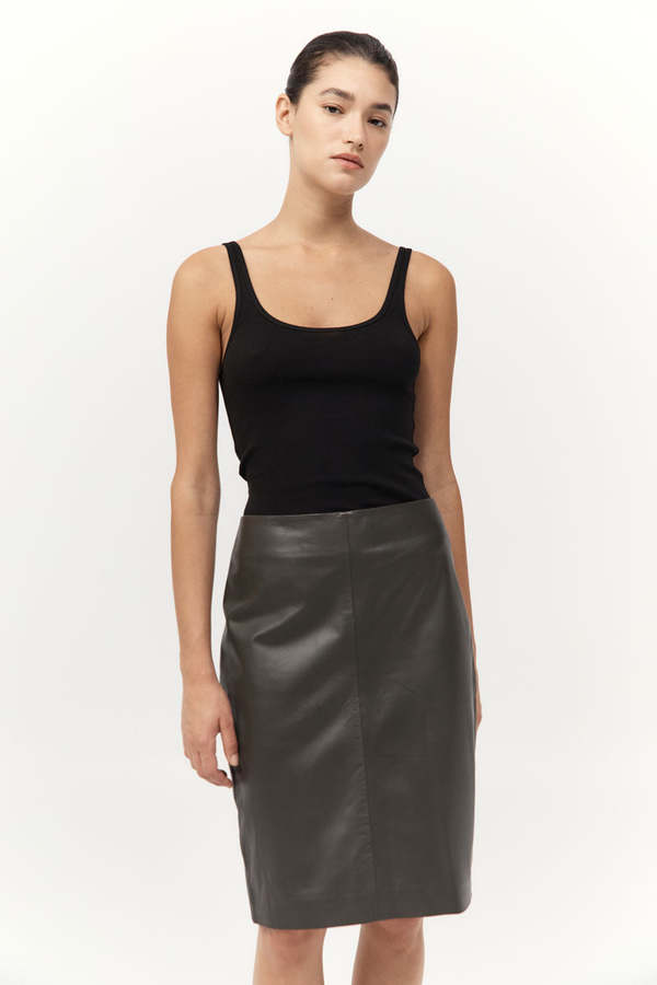 St. Agni Leather Pencil Skirt St. Agni Leather Pencil Skirt