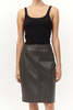 St. Agni Leather Pencil Skirt - Thumbnail 3