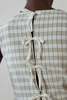 Maria Stanley FARRA VEST - Bone Plaid - Thumbnail 3