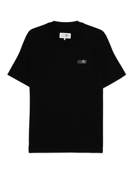 【送料&関税込】Maison Margiela Cotton Crew-neck T-shirt Maison Margiela crew-neck Cotton T-shirt | Black | FARFETCH