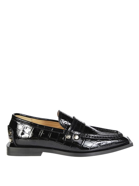 Ganni Jewel Mocassin shoes - white | Garmentory