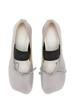 MM6 Maison Margiela Silver Filigree Flat Shoes - Silver Filigree - Thumbnail 5