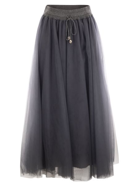 Fabiana Filippi Embroidery Skirt - Black | Garmentory