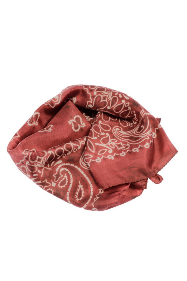 Golden Goose Printed Silk Foulard - Orange