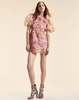 Cynthia Rowley Poppy Silk Mini Dress - Pink Multi - Thumbnail 3