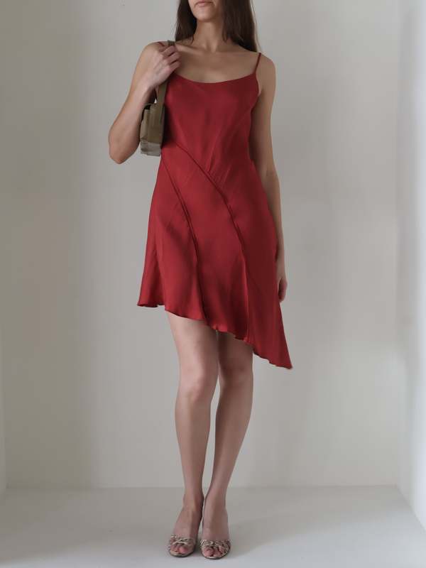 astr the label asymmetrical dress Long Sleeve Asymmetrical Hem Dress
