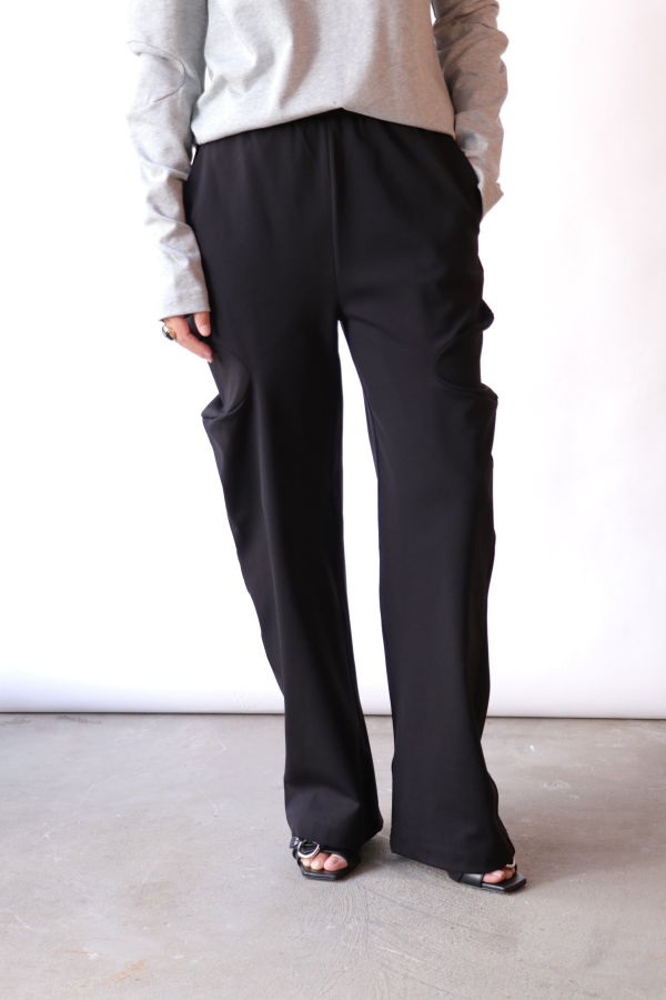 Tibi Compact Ultra Stretch Knit Sculpted Meir Pant