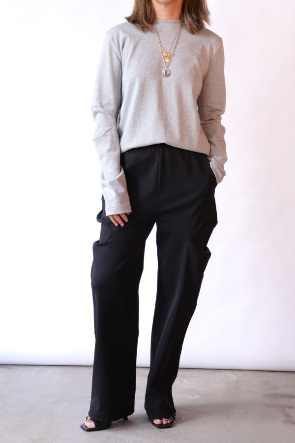 Tibi Compact Ultra Stretch Knit Sculpted Meir Pant