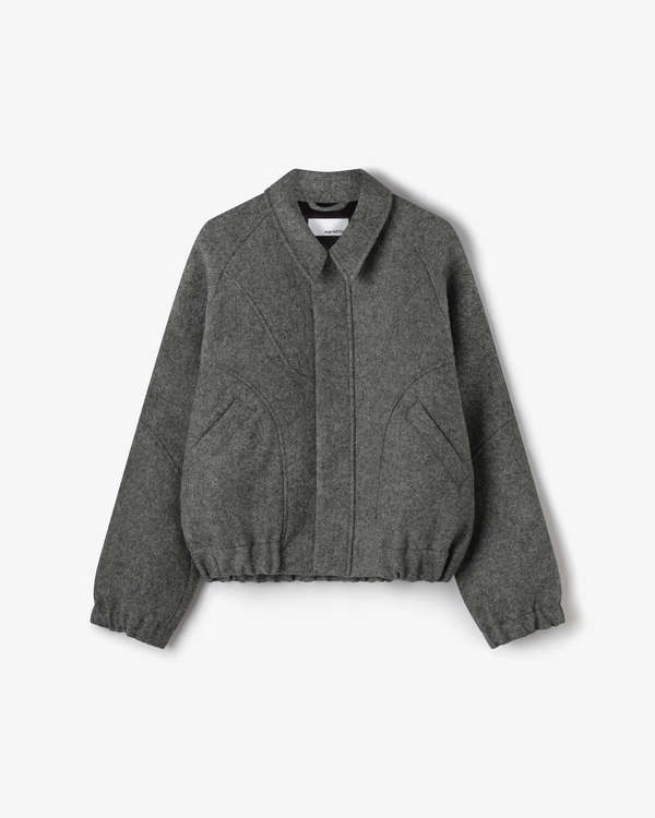 Sage Nation Jiji Jacket - Marl Grey | Garmentory Sage Nation Jiji Jacket - Marl Grey | Garmentory