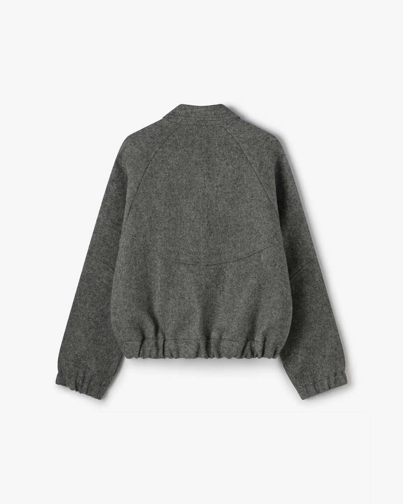 Sage NATION jiji jacket グレー Sage Nation Jiji Jacket - Marl Grey | Garmentory
