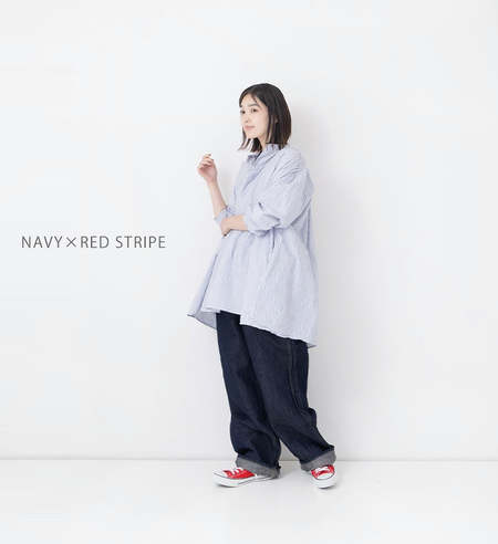 Veritecoeur Stand Collar Shirt - Sax Blue | Garmentory