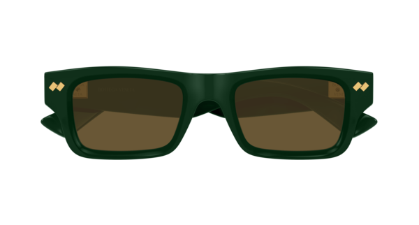 BOTTEGA VENETA Dizzy Square Sunglasses - Green