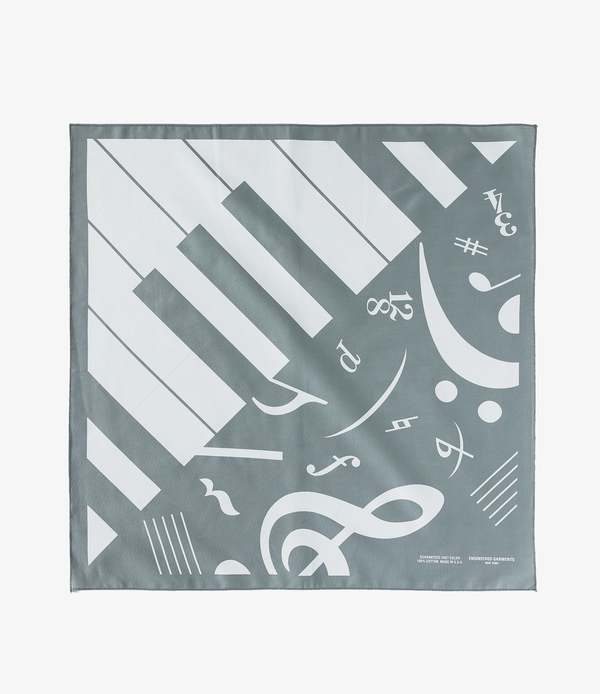 Engineered Garments Printed Bandana Piano Bandana