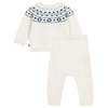 KIDS Petit Bateau Baby Two Piece Set - Blue - Thumbnail 3