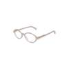 BOTTEGA VENETA Oval Eyeglasses - Grey - Thumbnail 3