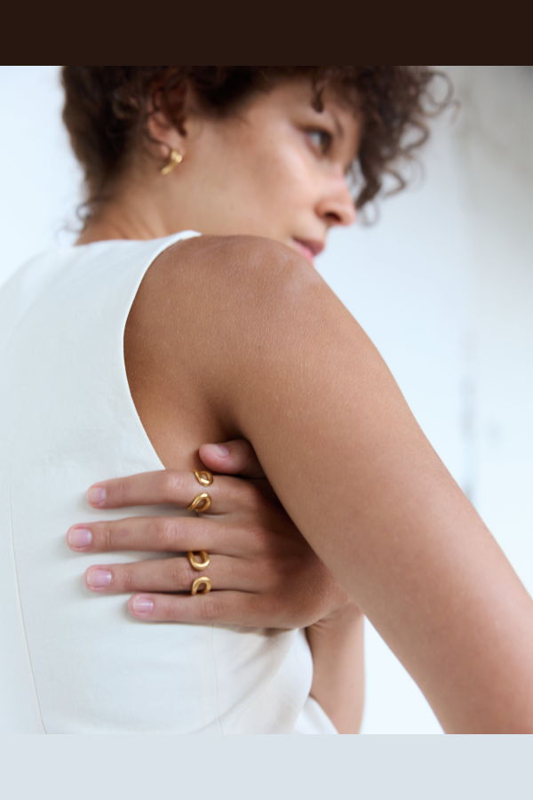 ADORN Double Line Ring