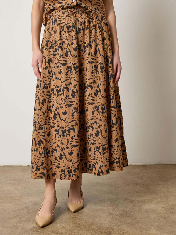 Lilla P. Paneled Maxi Skirt