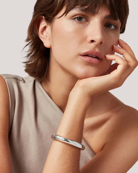 All Blues Fat Snake Bracelet - Silver | Garmentory