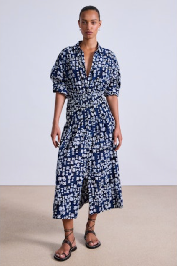apiece apart shirt dress Apiece Apart Catania Wrap Linen Shirtdress, Black, Women's, L, Collection Sportswear Women's Apparel Collections