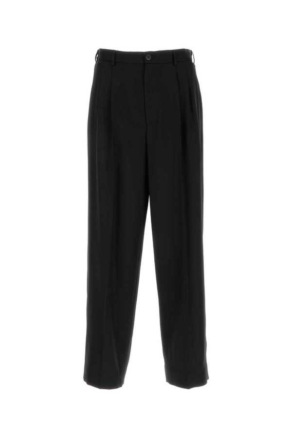 Magliano Black Wool Wide-leg Pant - Black Magliano Black Wool Wide-leg Pant - Black