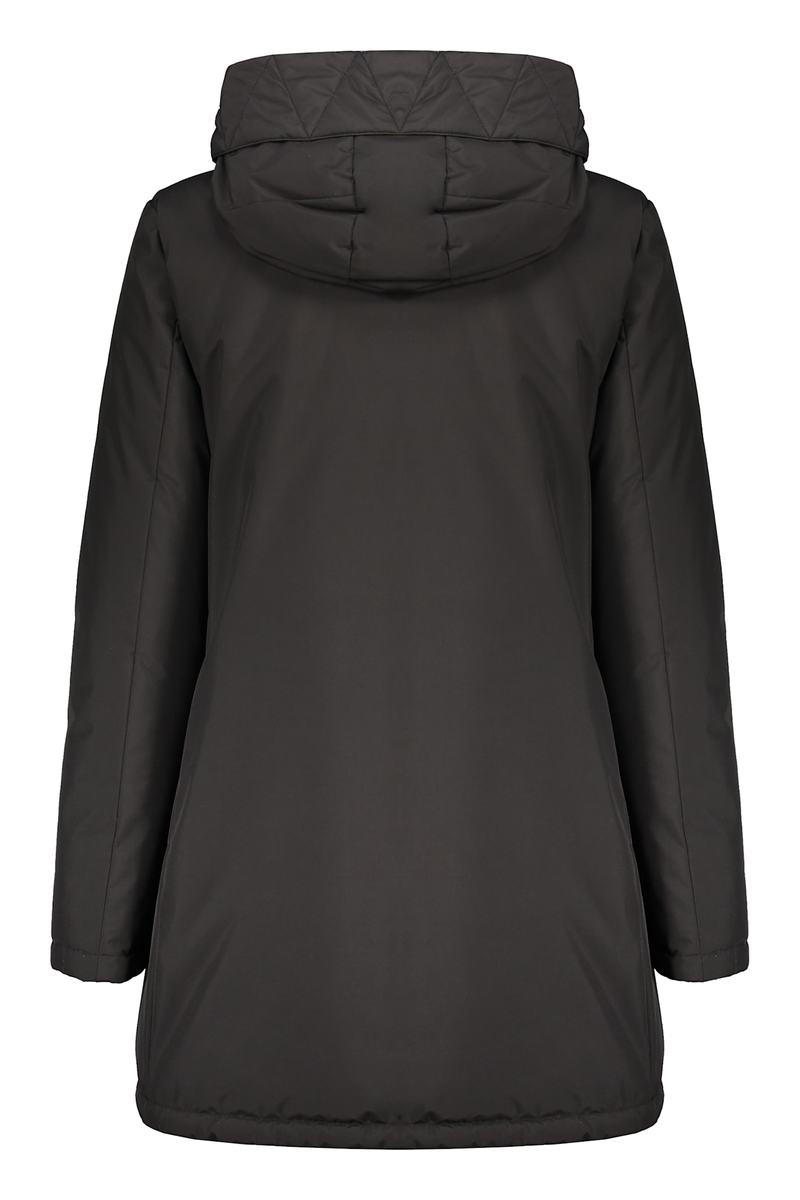 ジャケット MOORER MODSP100129TEPA038_U0152 Coats Technical fabric Moorer Technical Fabric Hooded Jacket - Black | Garmentory
