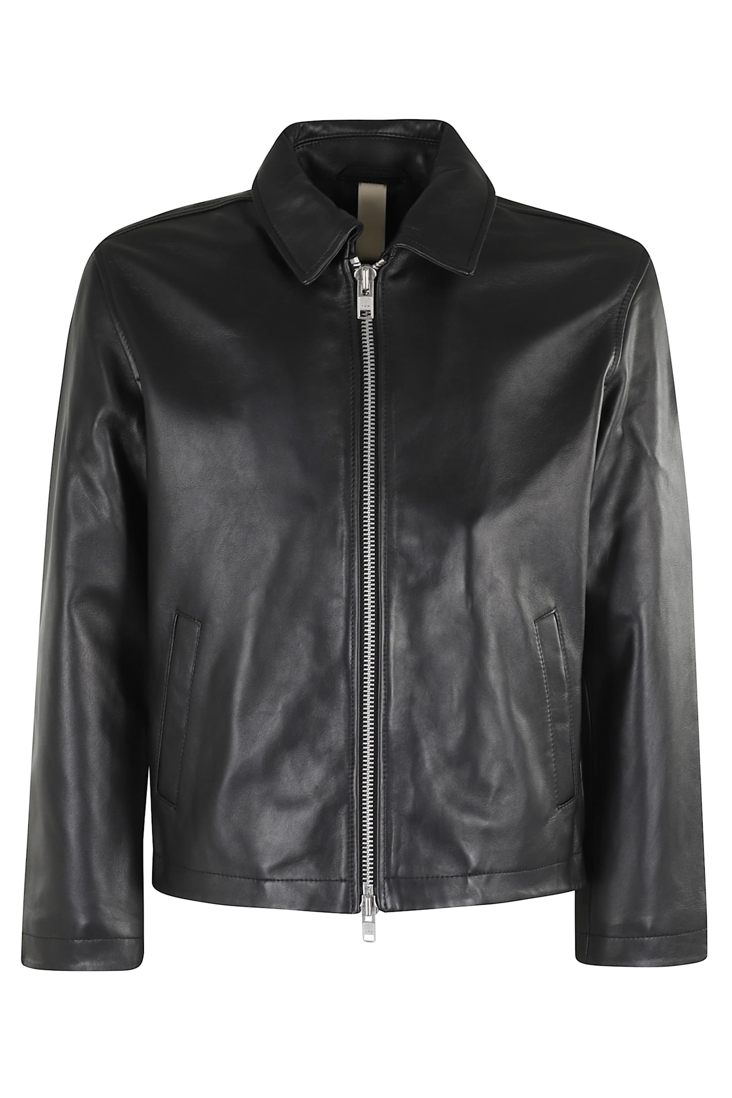 Sunflower Short Leather Jacket | Garmentory