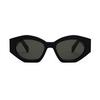 Celine Metal Plaque Applique Sunglasses - Nero/Nero - Thumbnail 1