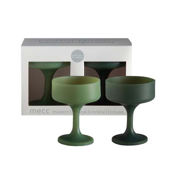 Porter Green Mecc Silicone Unbreakable Cocktail Glasses