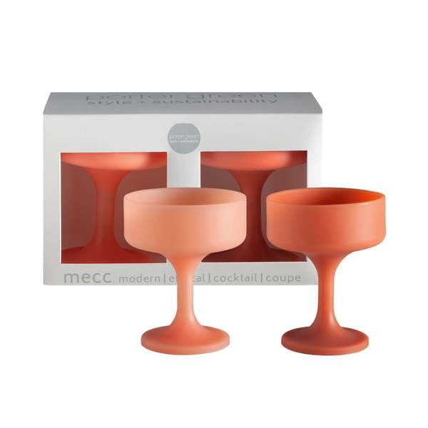 Porter Green Mecc Silicone Unbreakable Cocktail Glasses
