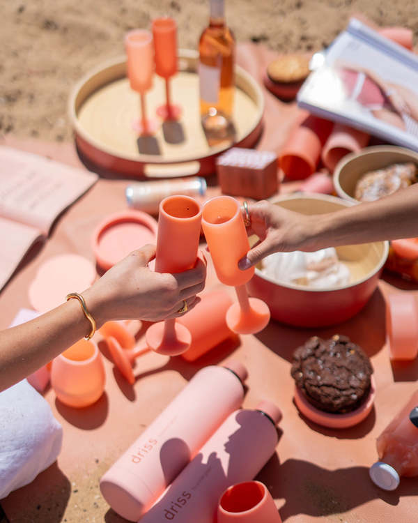 Porter Green Seff Unbreakable Champagne Flutes