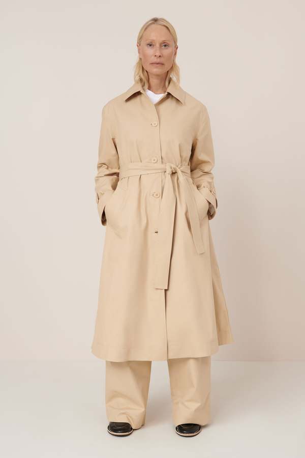 Kowtow Cleo Trench Coat - Dune