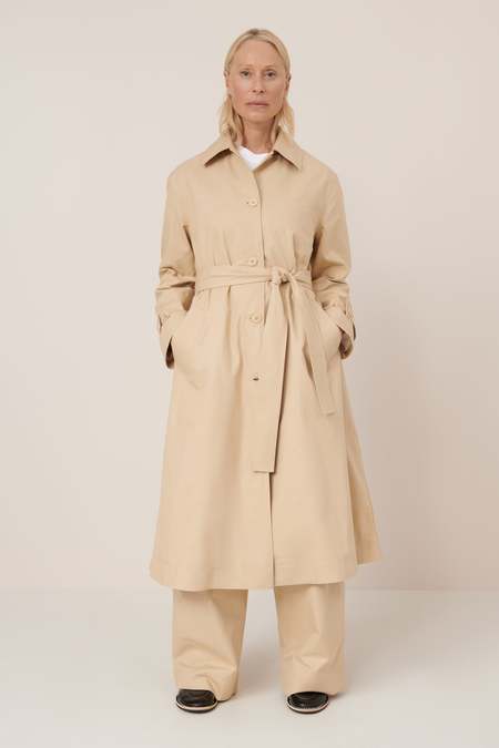 【関税＆送料込み】Mm6 Maison Margiela Trench MM6 Maison Margiela Cotton Twill Trench Coat Taupe – LESS 17