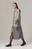 Santicler Boyer Faux Fur and Wool Sweater Coat - Heather Grey - Thumbnail 3