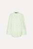 Rotate Poplin Oversized Shirt - Gleam (Green) Comb. - Thumbnail 5