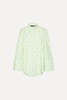 Rotate Poplin Oversized Shirt - Gleam (Green) Comb. - Thumbnail 7